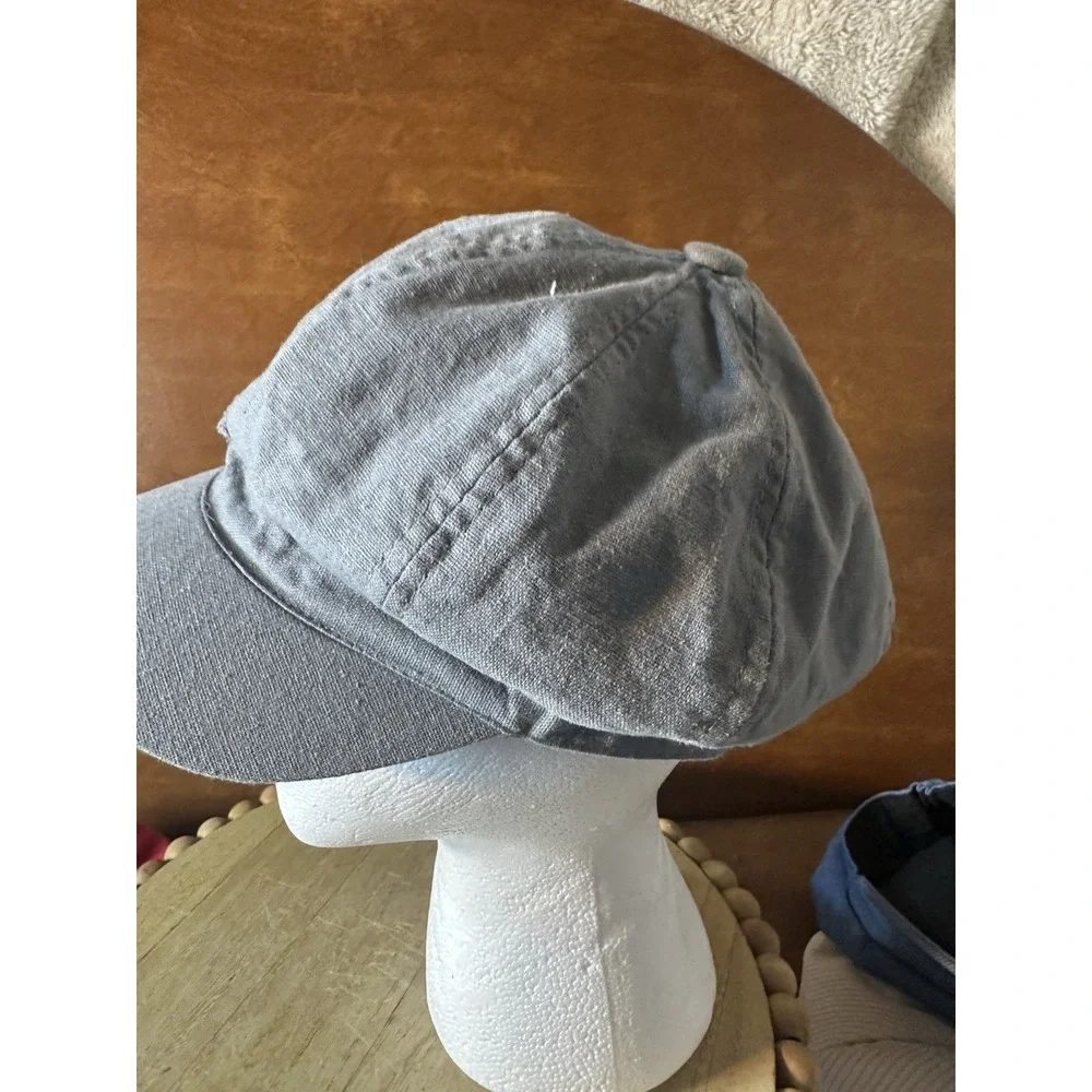 VTG  Newsboy Hats, Lot Of 5 M-L denim  Tweed Wool Cotton Corduroy Look